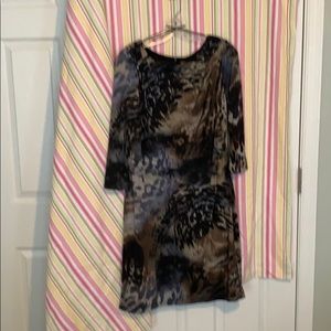 Leopard dress new no tag midnight velvet